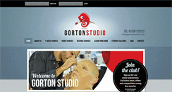 Desktop Screenshot of gortonstudio.co.uk